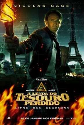 Filme A Lenda do Tesouro Perdido - Livro dos Segredos - DVD-R 2007