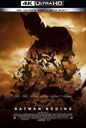 Filme Batman Begins - 4K 2005