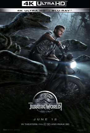 Filme Jurassic World - O Mundo dos Dinossauros - 4K 2015