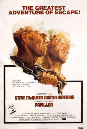 Filme Papillon - DVD-R 1973