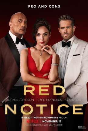 Filme Alerta Vermelho - Red Notice 2021