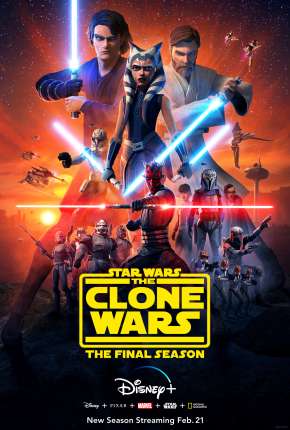 Desenho Star Wars - A Guerra dos Clones 1ª até 7ª Temporada 2008