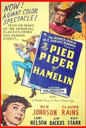 Filme O Flautista Mágico de Hamelin 1957