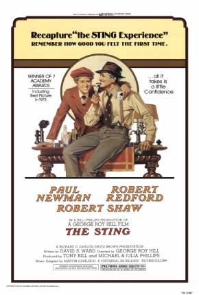 Filme Golpe de Mestre 1 e 2 - The Sting 1973