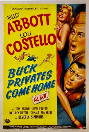 Filme Dois Recrutas Voltam / Buck Privates Come Home - Legendado 1947
