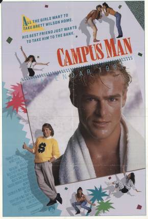 Filme Uma Vida de Louco / Campus Man 1987