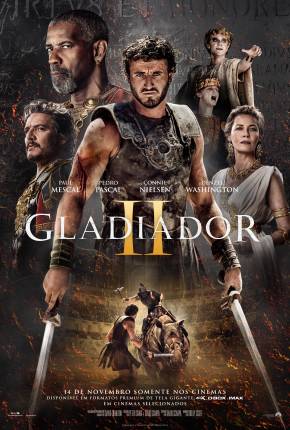 Filme Gladiador II - CAM - Legendado 2024